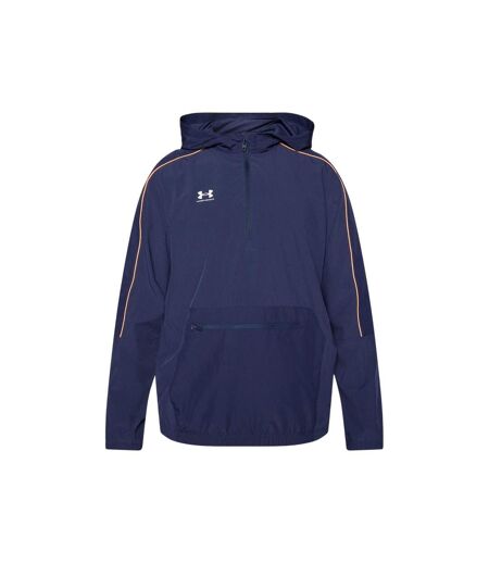 Mens Challenger Training Half Zip Jacket Navy White Under Armour