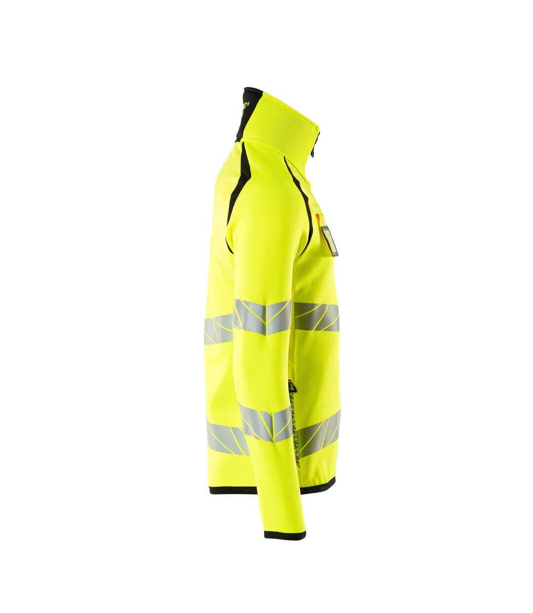 Pull Accelerate Safe Homme Jaune Fluo Noir Mascot-4