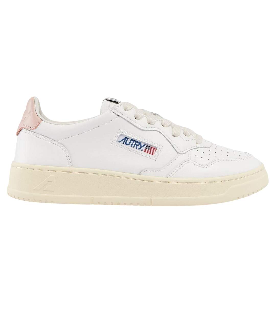 Tennis Femme Blanc Rose Autry-1