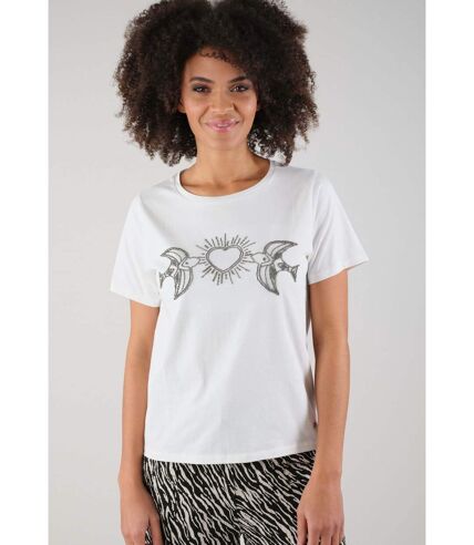T-shirt pour femme bohème en coton BIRDYHEART