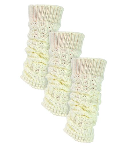 3 Pairs Multipack Soft Leg Warmers for Women