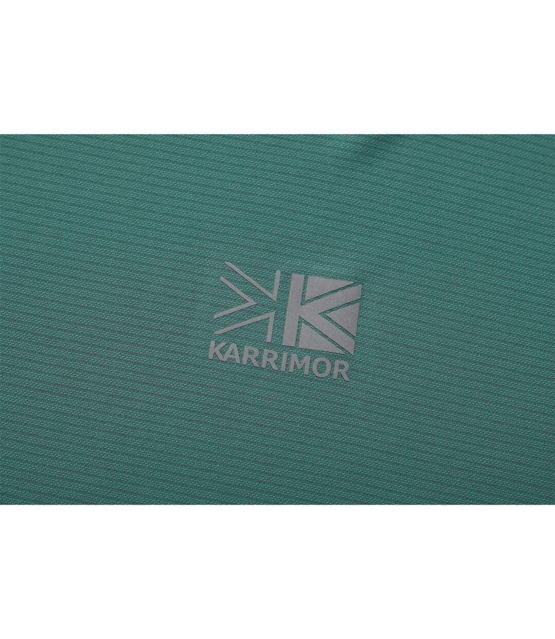 T-shirt Course À Pied Homme Bleu Sarcelle Karrimor-4