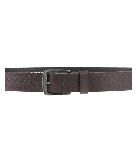 Ceinture texturée  marron homme diesel basic belt
