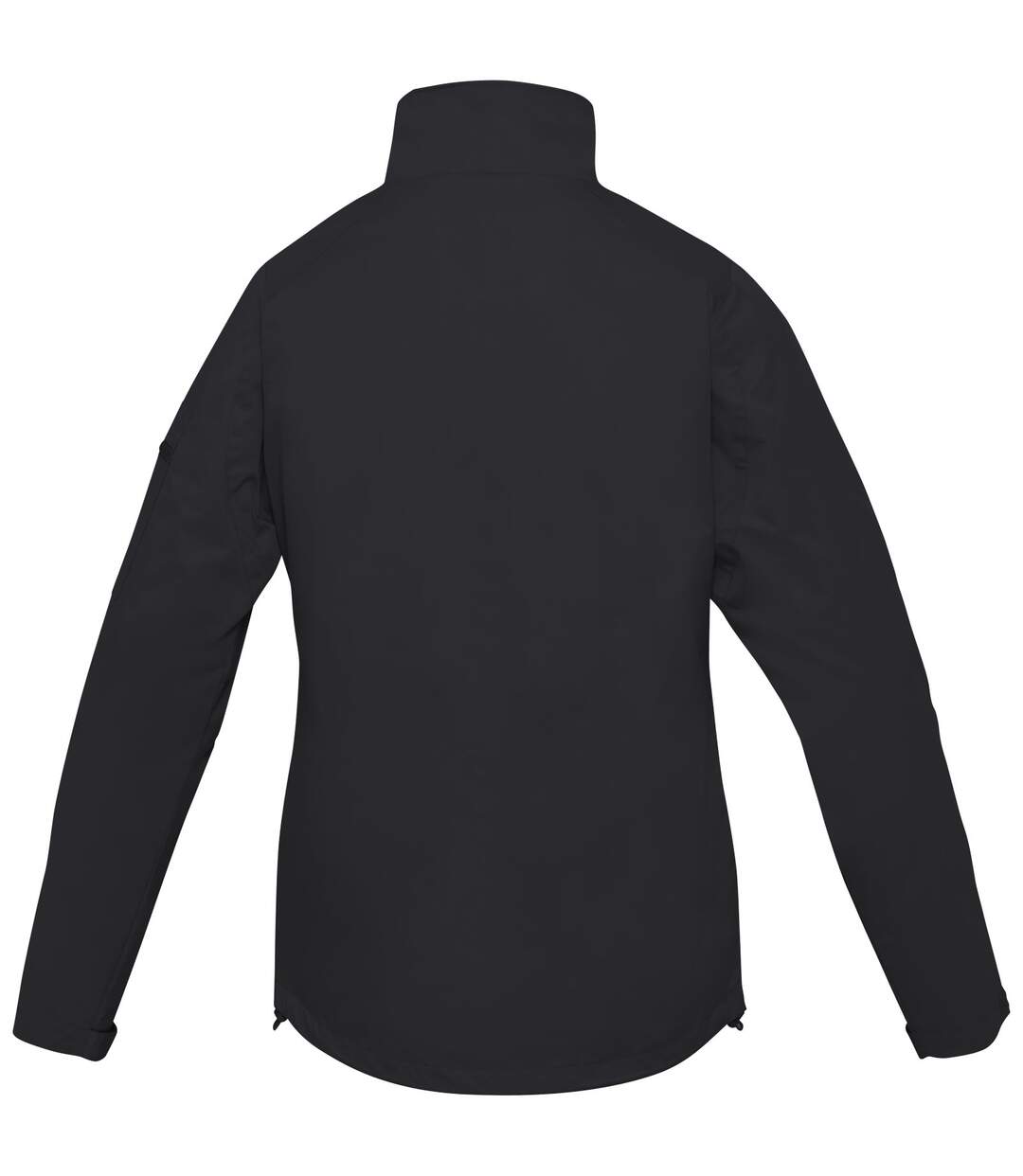 Womens/ladies palo lightweight jacket solid black Elevate