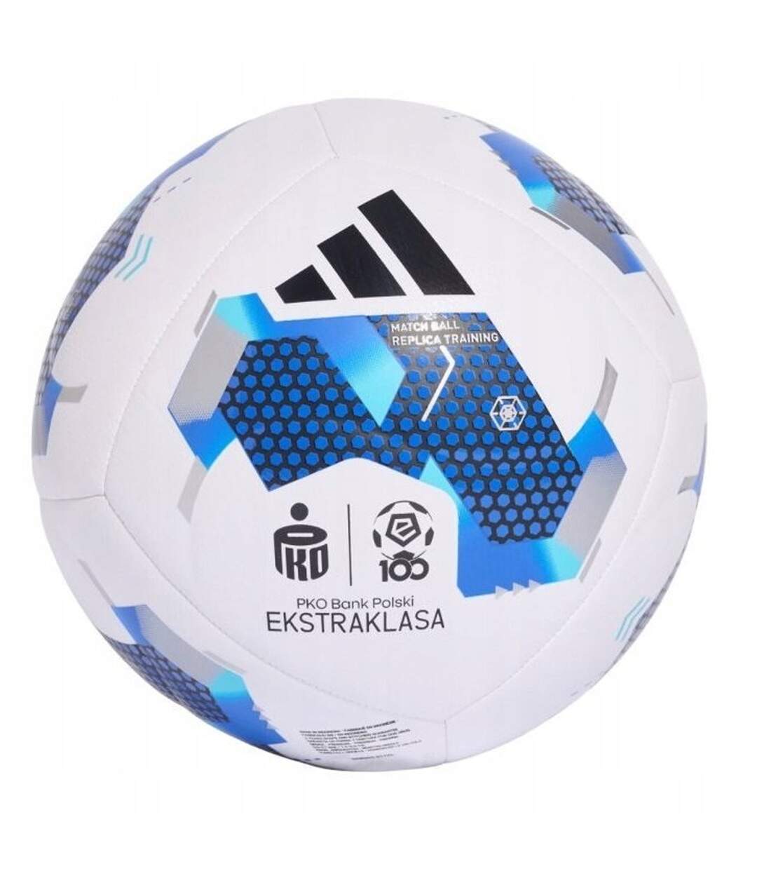 Ballon De Foot Pour Entraînement Entraînement Ekstraklasa Taille 5 Blanc Gris Argent Bleu Métallisé Adidas-2