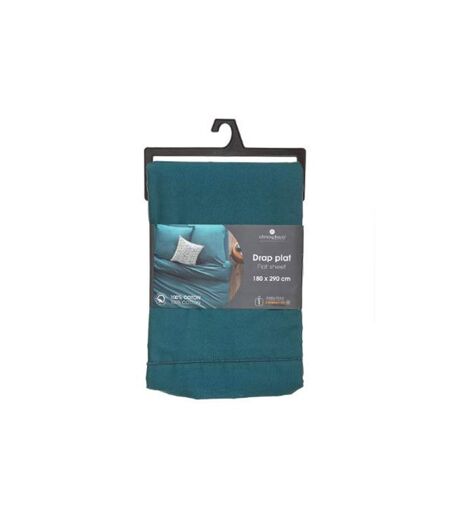 Drap Plat Intérieur 180x290cm Bleu Canard