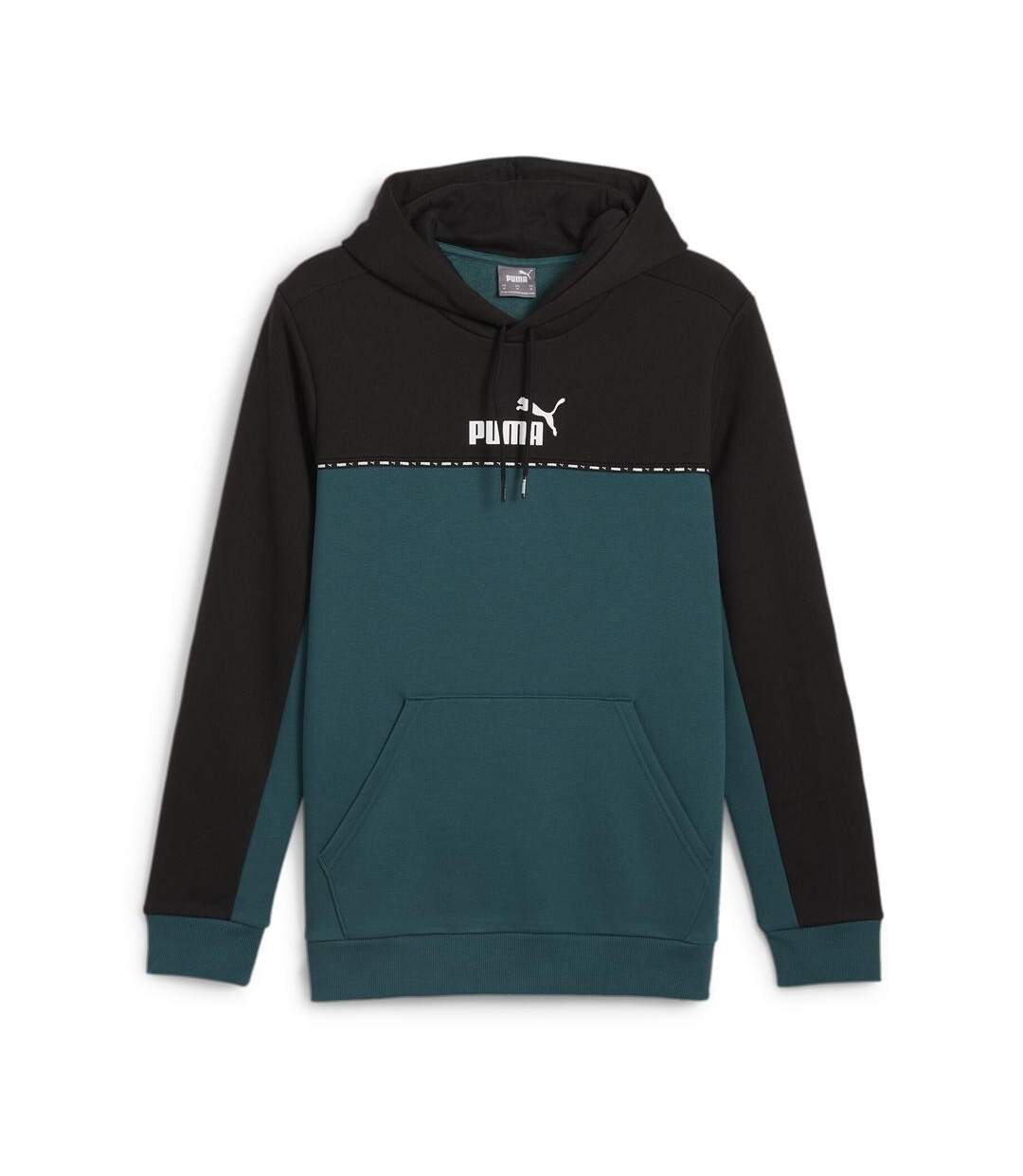 Sweat vert/noir homme puma block - l-1