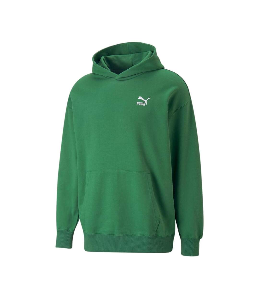 Sweat à Capuche Vert Puma Homme535601 - S-1