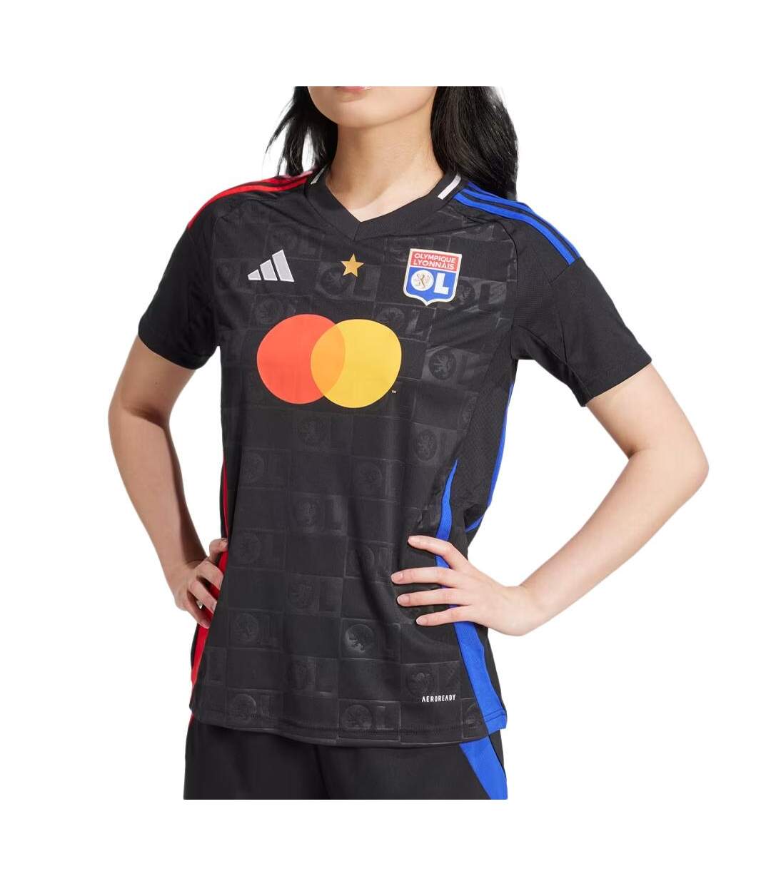 OL maillot réplica extérieur femme adidas 24/25-1