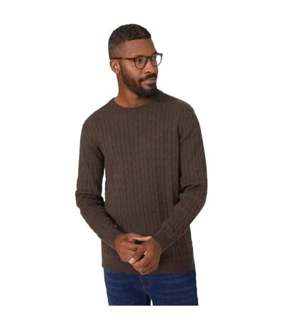 Maine - Sweat CABLE - Homme (Marron) - UTDH2197