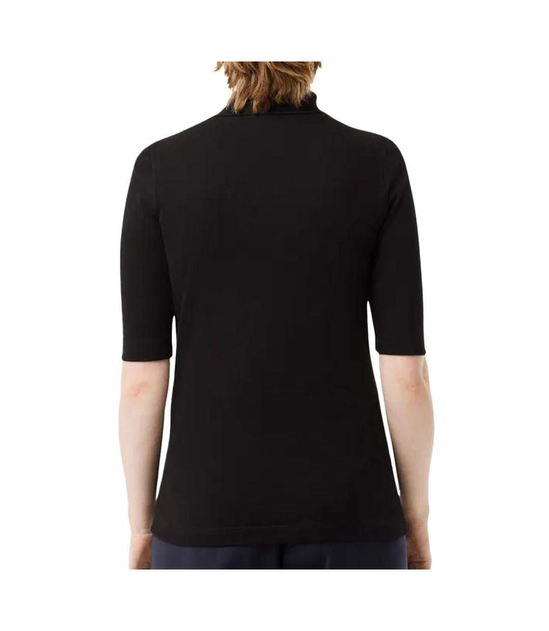 Polo noir femme lacoste slim fit - 32-2