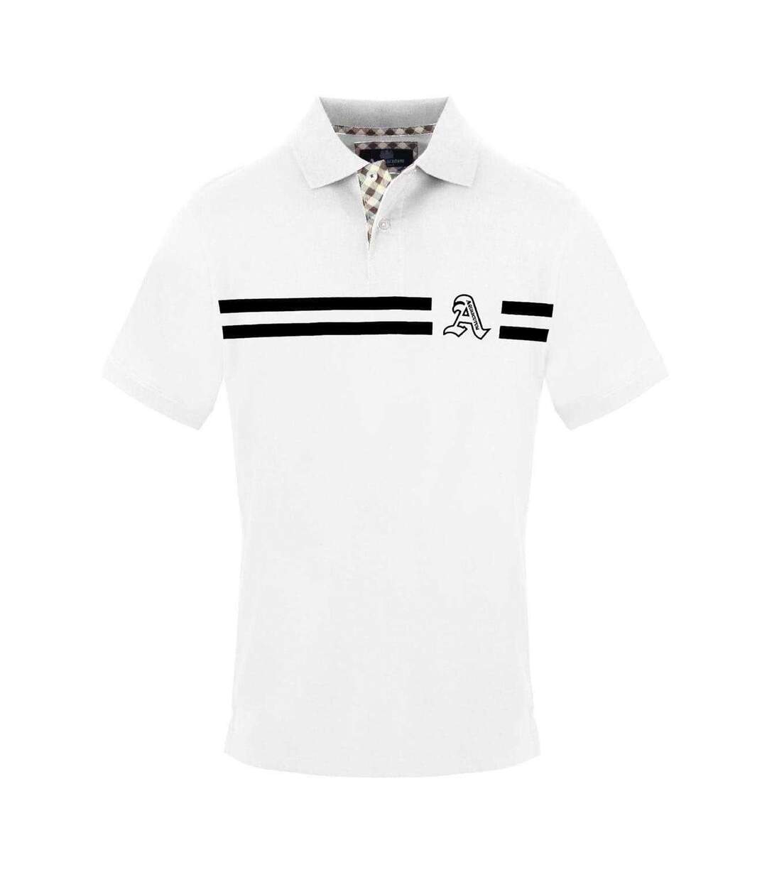 Polo Homme Blanc Aquascutum-1