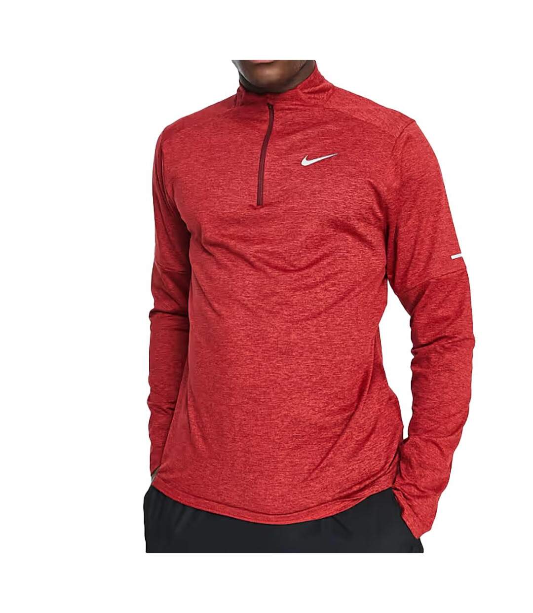 T-shirt Manches Longues Rouge Homme Nike Elmnt - L-1