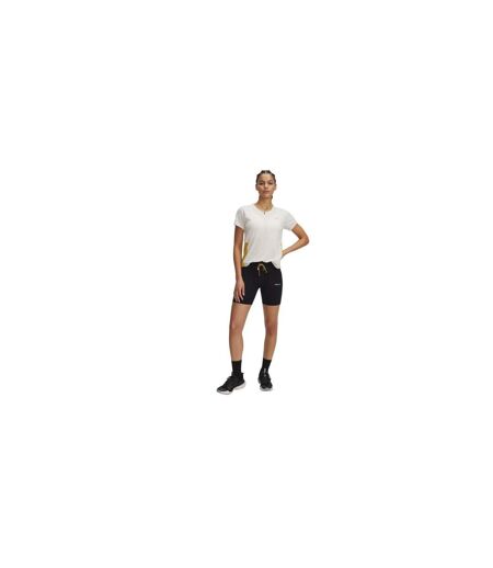 Haut Trail Run Femme Blanc Jaune Under Armour