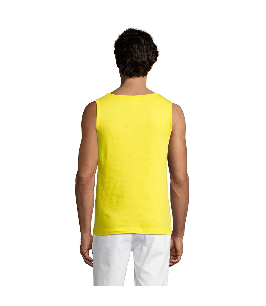 Débardeur Justin Homme Citron SOLS-2
