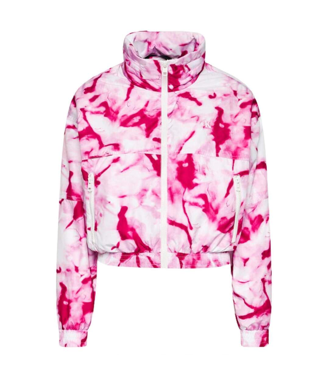 Veste Jeans Femme Rose Blanc Calvin Klein-1