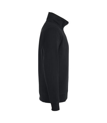 Unisex Adult Classic Half Zip Sweatshirt Black Clique