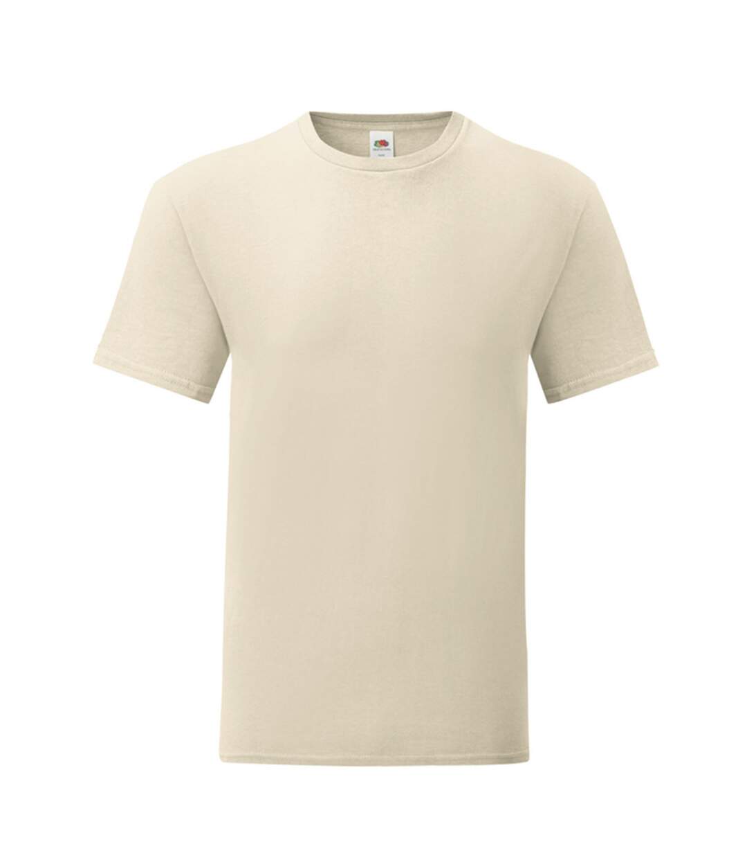 T-shirt Iconic Homme Beige Pâle Fruit Of The Loom-1