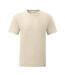 T-shirt Iconic Homme Beige Pâle Fruit Of The Loom-1