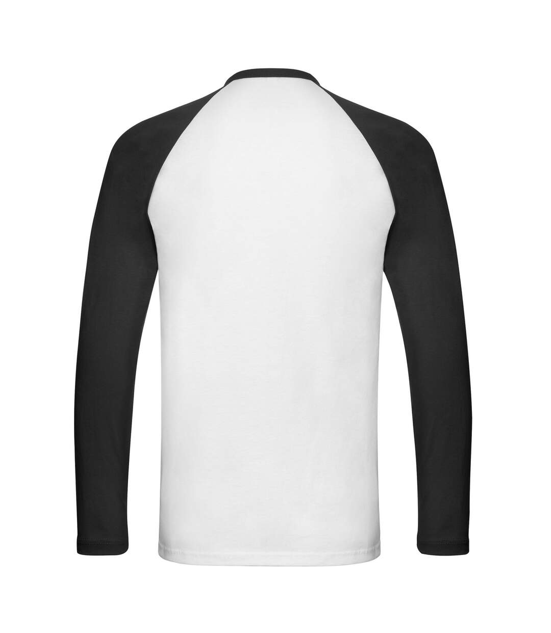 T-shirt Homme Blanc Noir Fruit Of The Loom-2