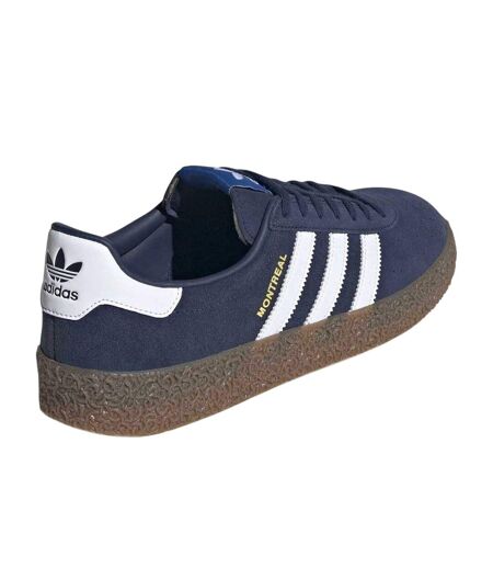 Baskets Motif/style 3 Rayures Originals Montreal Homme Bleu Marine Blanc Adidas