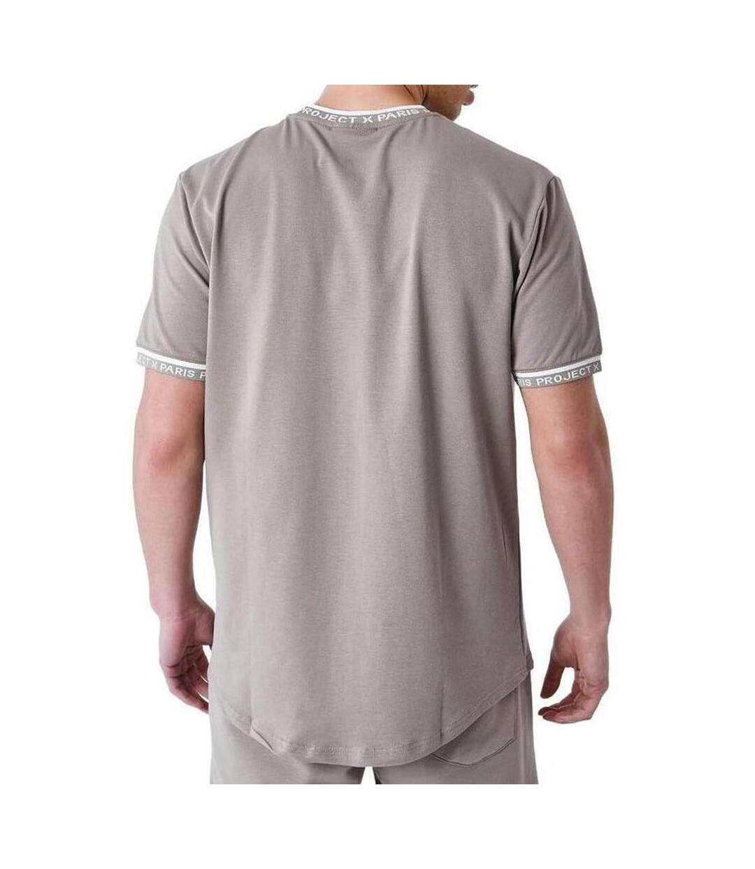 T-Shirt gris/blanc homme project x paris 2511114-2