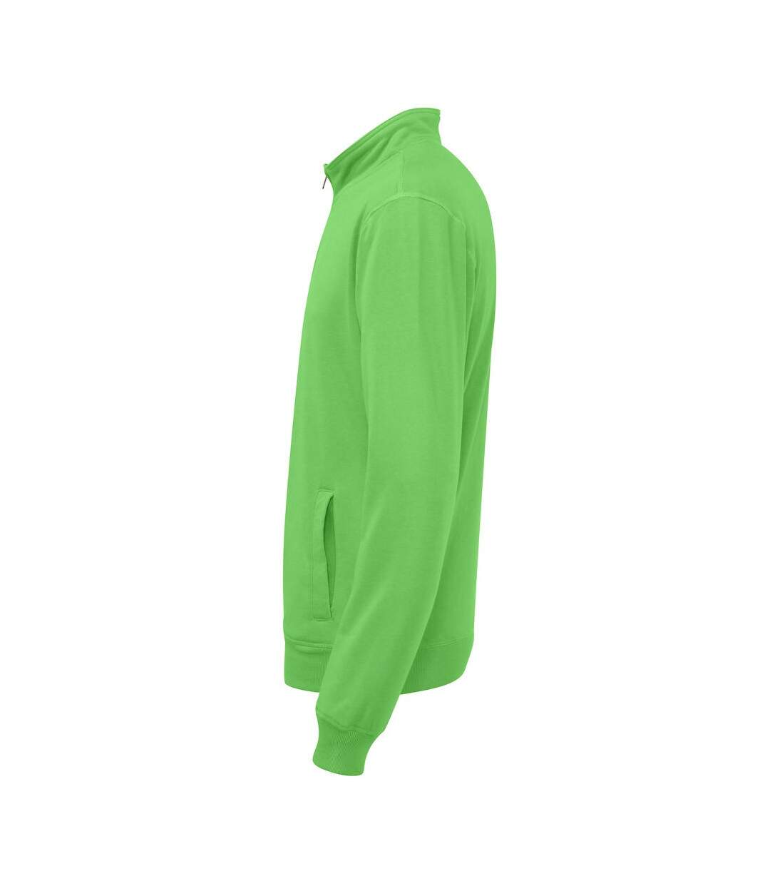 Unisex adult half zip sweatshirt green Cottover-3