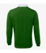 Front Row - Polo de rugby à manches longues 100% coton - Homme (Vert vif/Blanc) - UTRW478