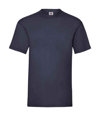 Mens valueweight t-shirt deep navy Fruit of the Loom