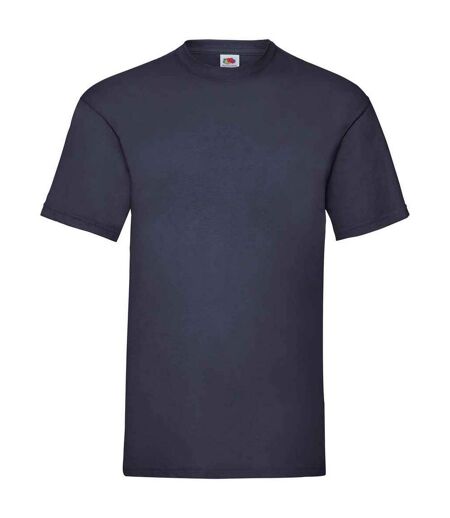 Mens valueweight t-shirt deep navy Fruit of the Loom