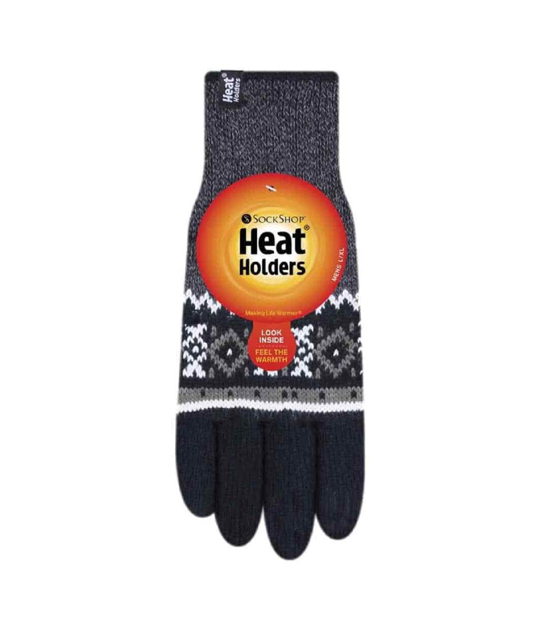 Mens Winter Warm Soft Fleece Lined Thermal Gloves-2
