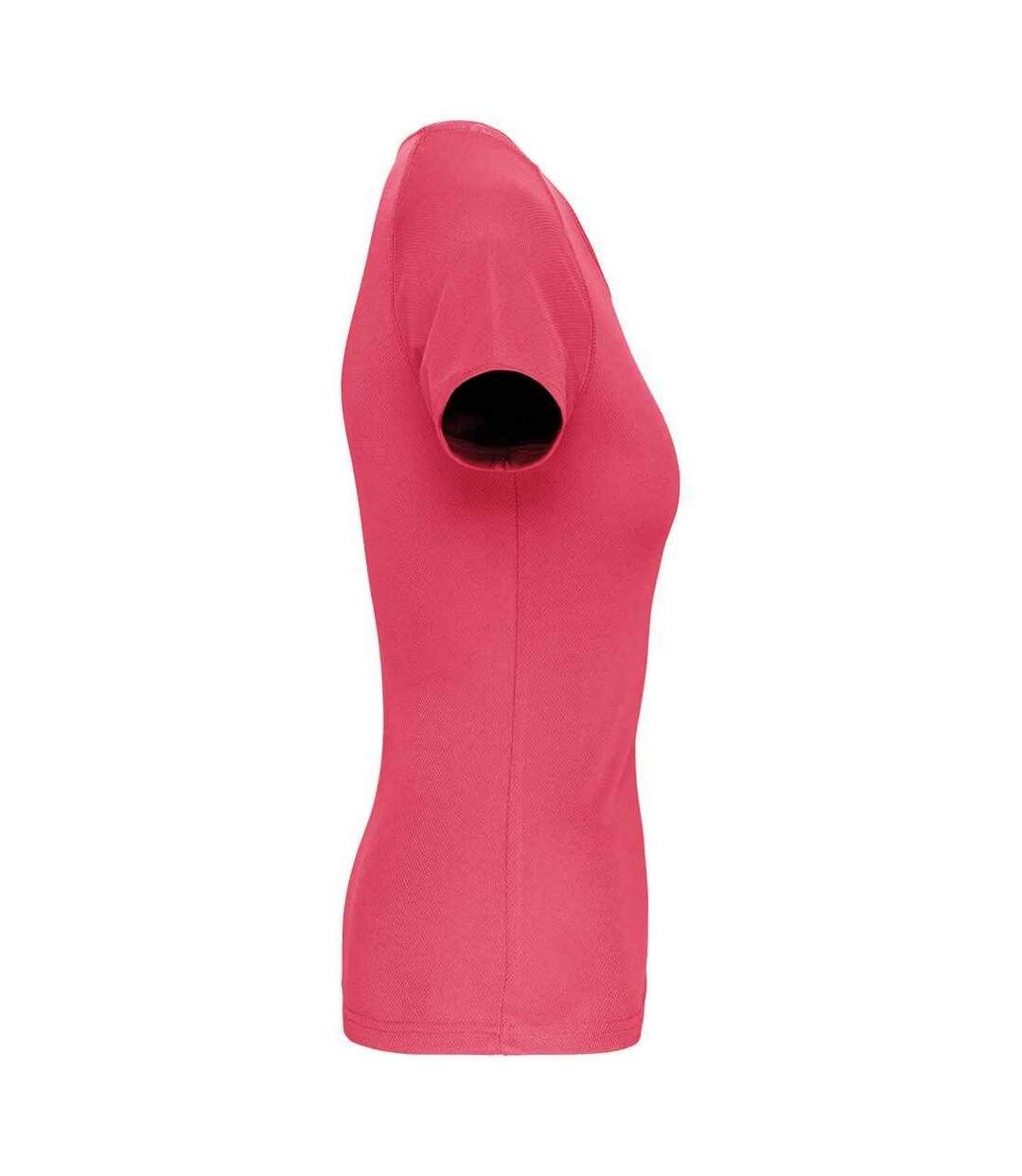 Womens/ladies Performance T-shirt Fluorescent Pink Proact-3
