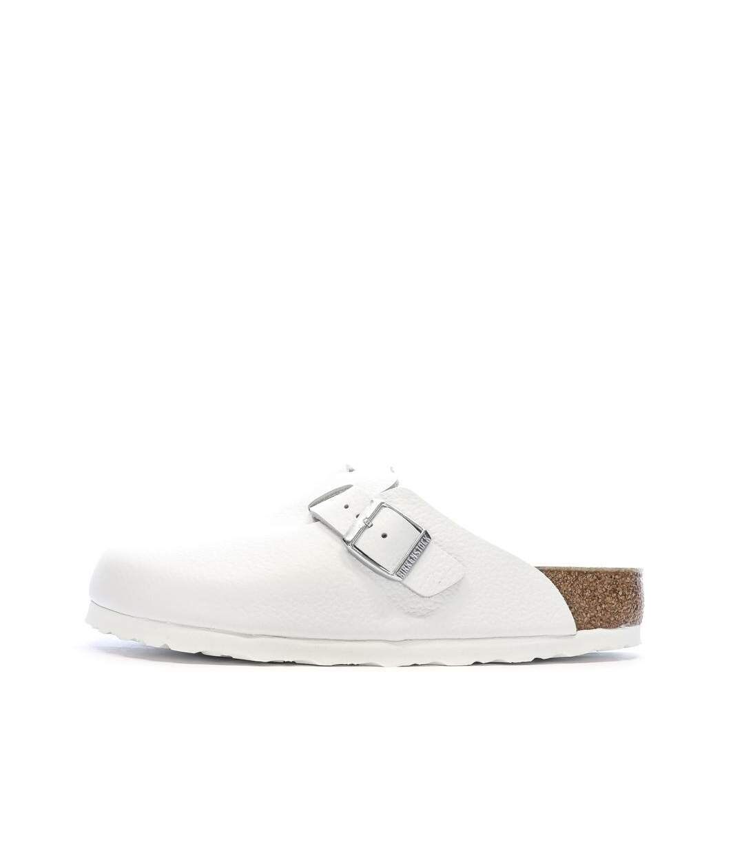 Sabots blanc mixte birkenstock boston-1