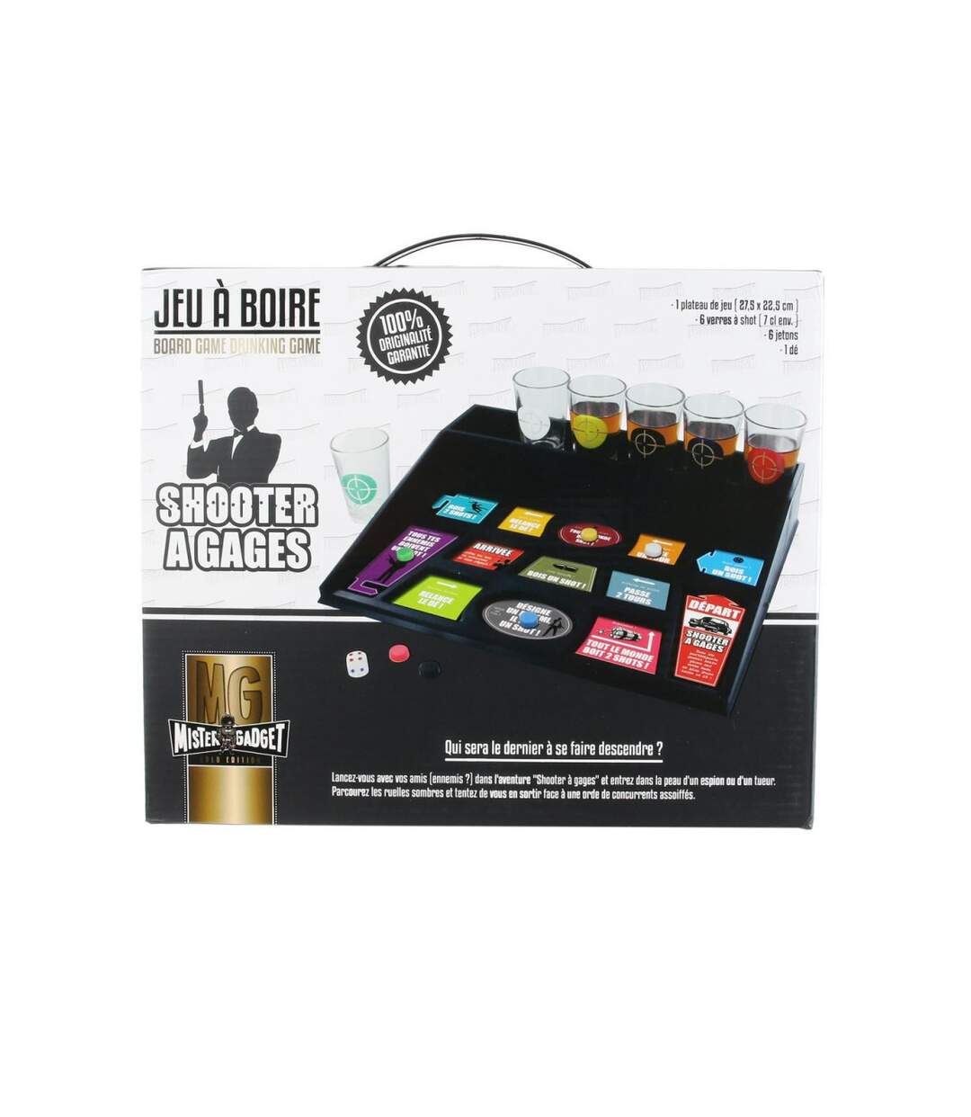 Jeu à Boire 6 Shooters à Gages 27cm Multicolore-4