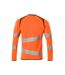 Sweat Motif/style Deux Tons Accelerate Safe Premium Homme Orange Fluo Anthracite Foncé Mascot-2
