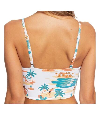 Top De Bikini BlancFemme Roxy Printed Beach Classics - L