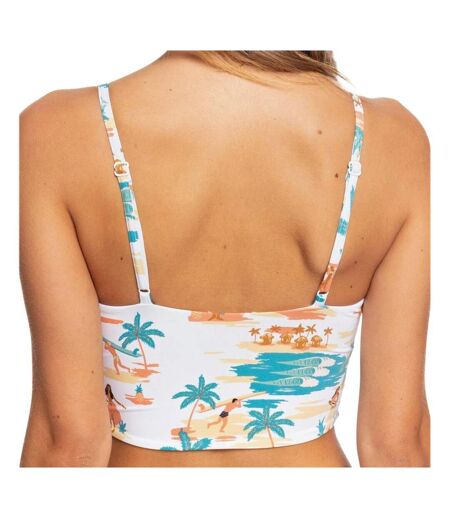 Top De Bikini BlancFemme Roxy Printed Beach Classics - L