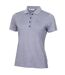 Polo Motif/style Fines Rayures Femme Bleu Marine Foncé Calvin Klein-1