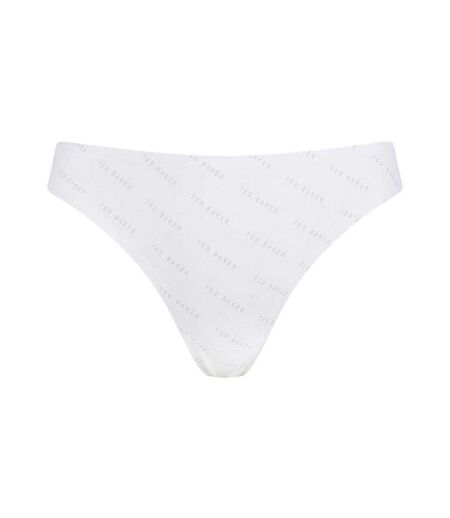 Lot De 3  Strings Motif/style Logo Femme Noir Blanc Ted Baker