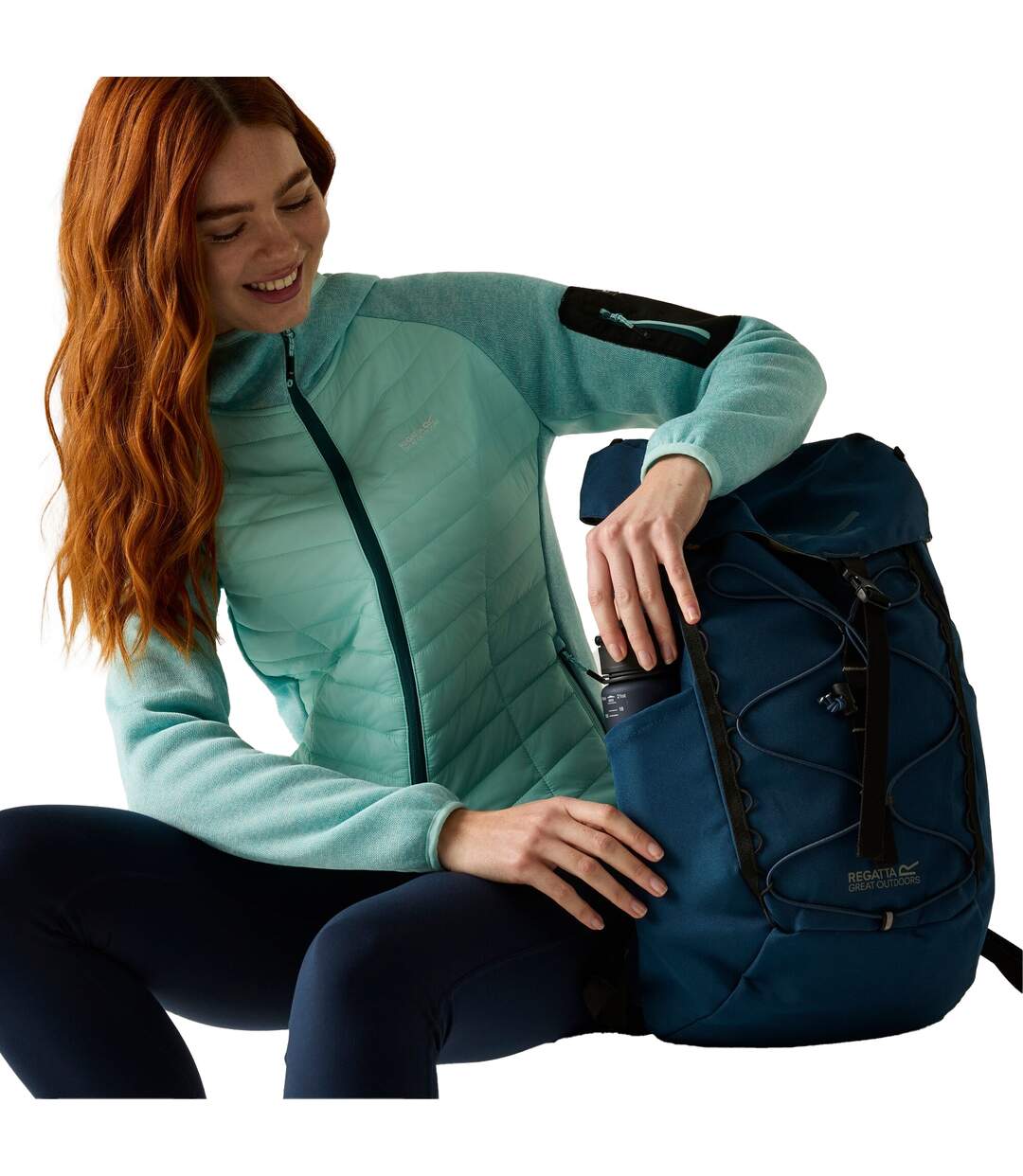 Womens/ladies Newhill Hybrid Jacket Water Ballet Regatta-4