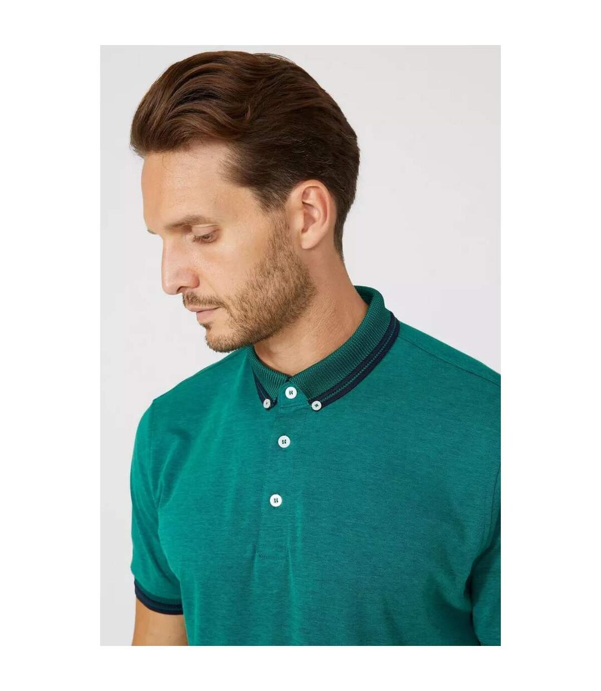 Maine Mens Soft Touch Polo Shirt (Jade)