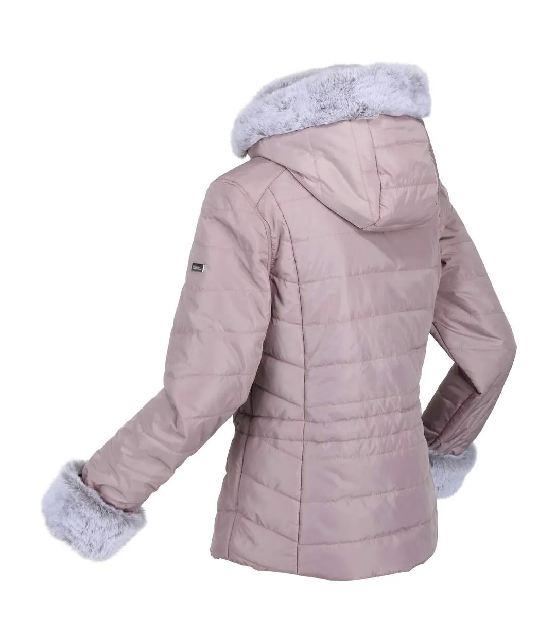 Veste Motif/style Bord Duveteux Willabella Femme Vieux Lilas Regatta-4