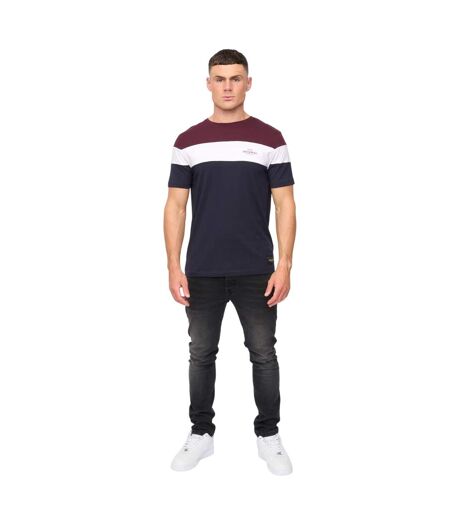 T-shirt Pattermay Homme Rhum Raisin Crosshatch