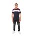 T-shirt Pattermay Homme Rhum Raisin Crosshatch-1