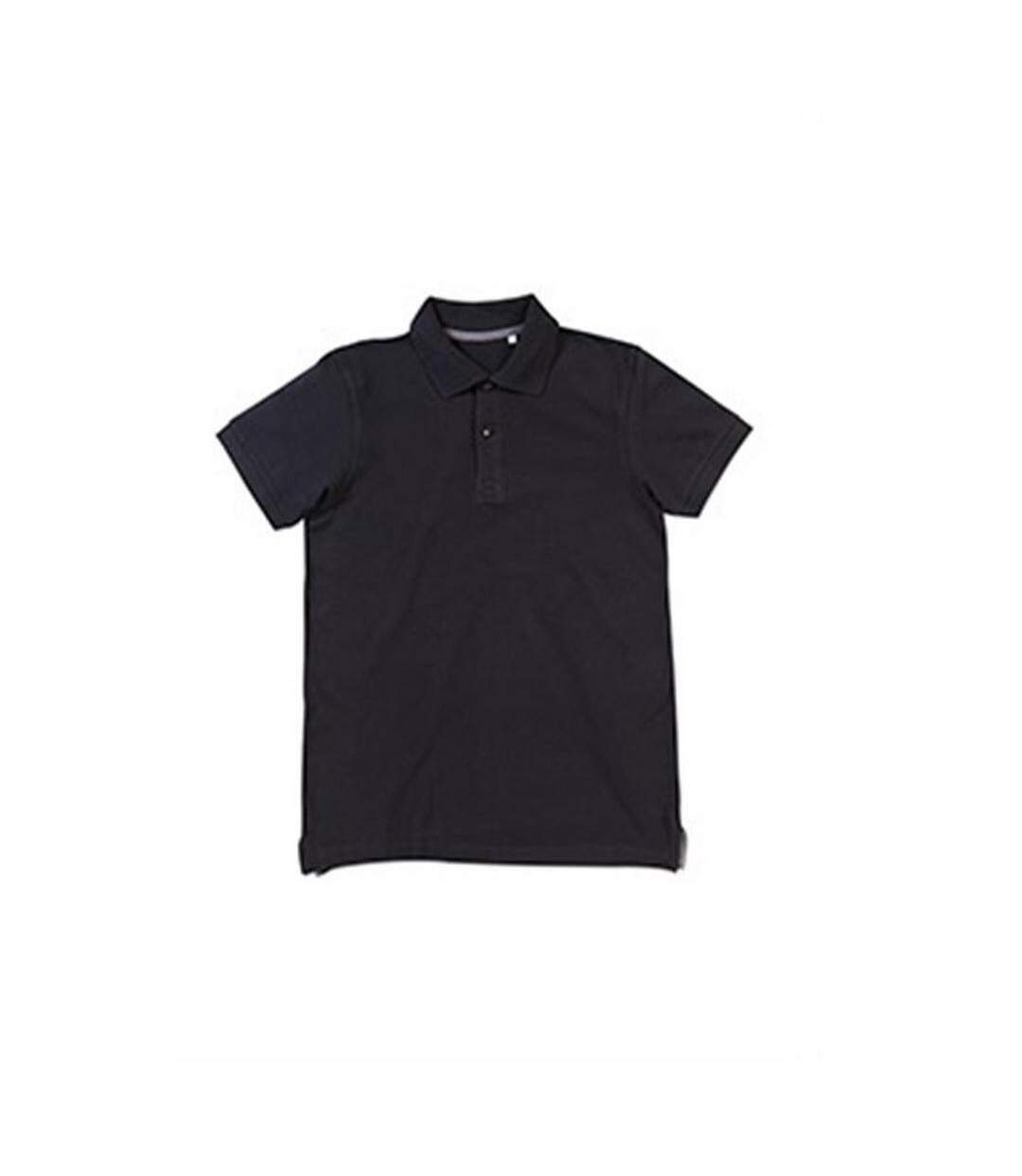 Polo Henry Hommes Noir Stedman-1