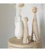 Vase Déco en Métal Goa 23cm Blanc-3
