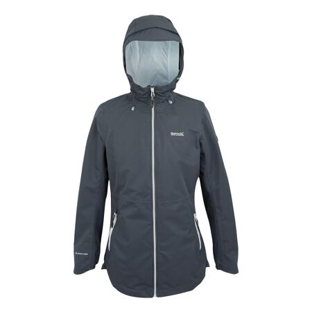 Veste imperméable hamara femme gris phoque / blanc Regatta