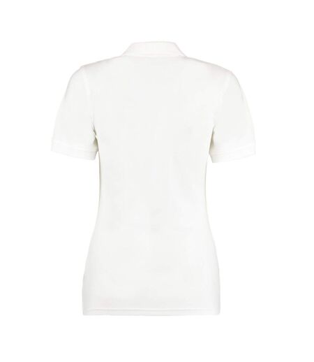 Polo Sophia Femme Blanc Kustom Kit