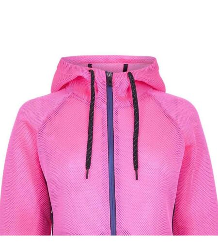 Veste De Survêtement Motif/style À Capuche Femme Rose Foncé Diadora