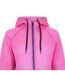 Veste De Survêtement Motif/style À Capuche Femme Rose Foncé Diadora-3